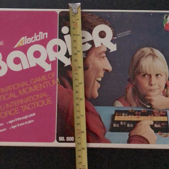 ALADDIN BARRIER BOARD GAME - VINTAGE - GAME OF TACTICAL MOMENTUM - Picture 11 of 13